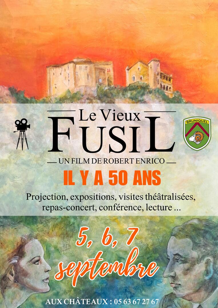 Les 50 ans du film "Le Vieux Fusil"_Bruniquel