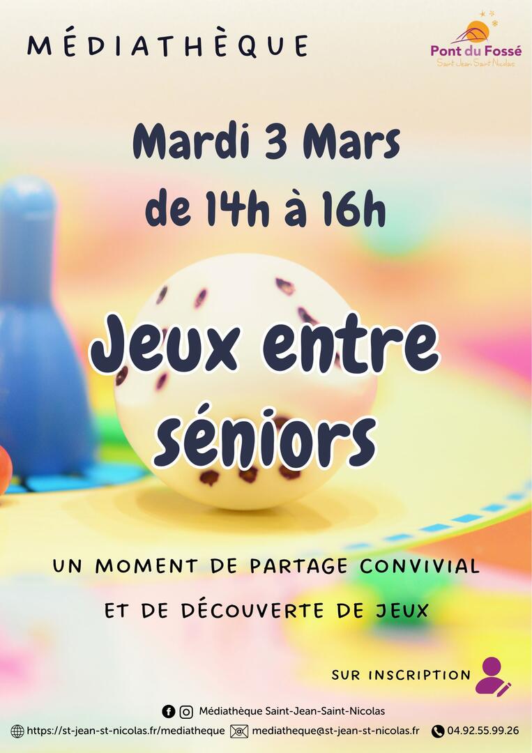 Après-midi jeux entre séniors_Saint-Jean-Saint-Nicolas