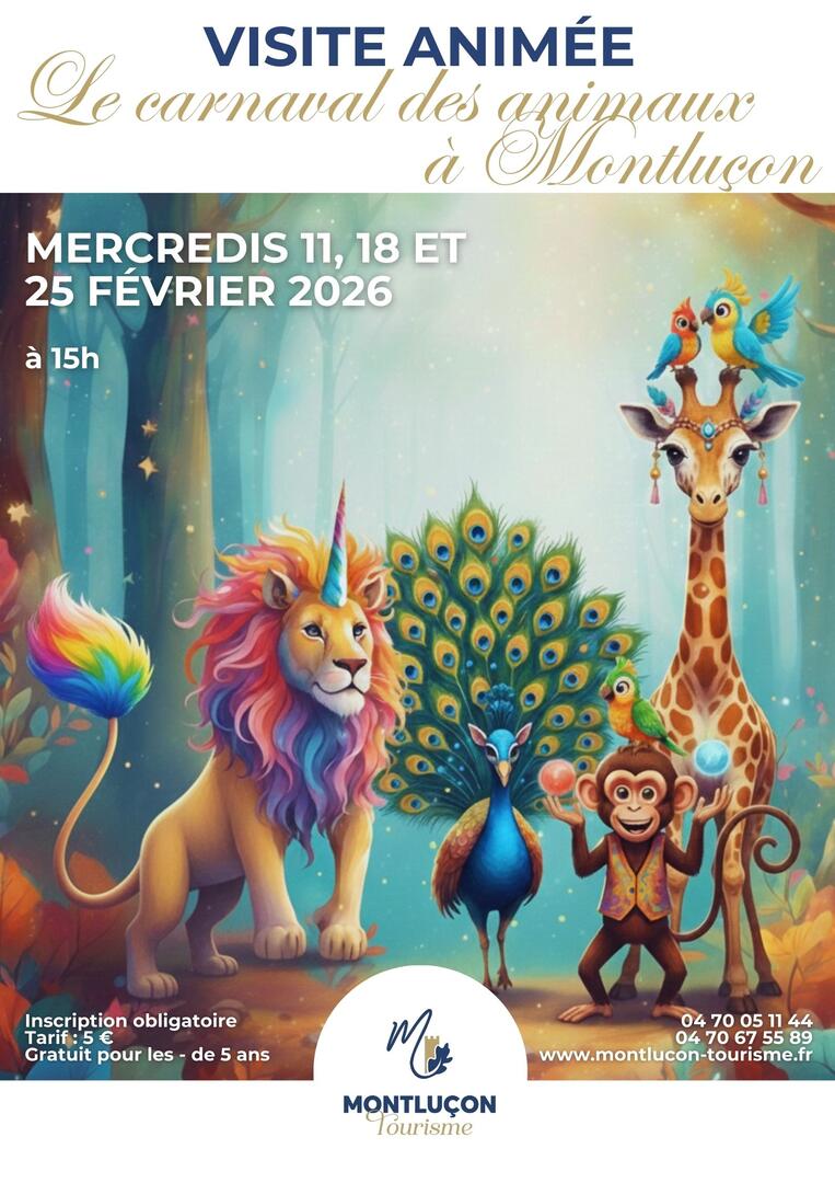 Balade animée : Le carnaval des animaux_Montluçon