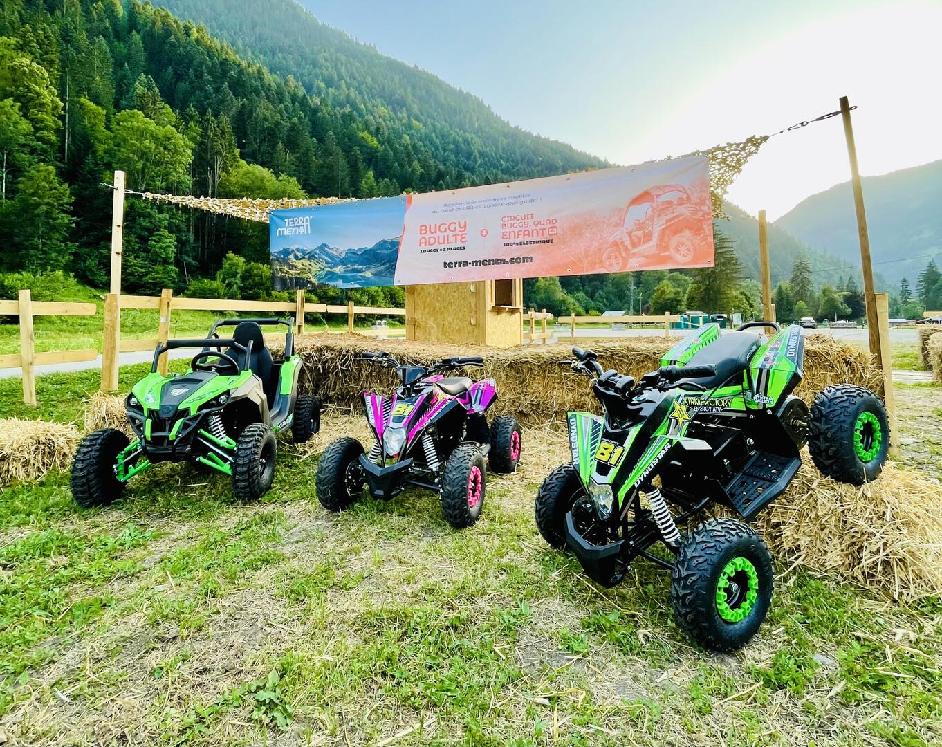 Quad électrique à Marcôt