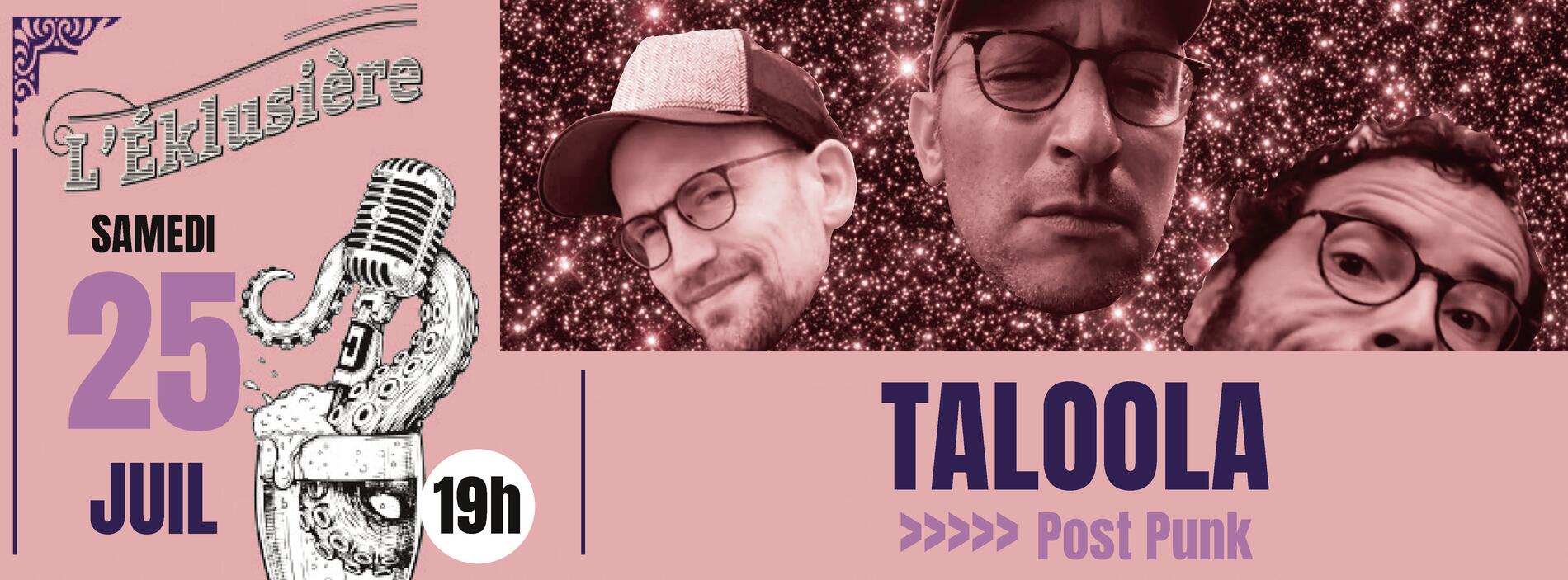 Concert Taloola - Post Punk_Parcieux