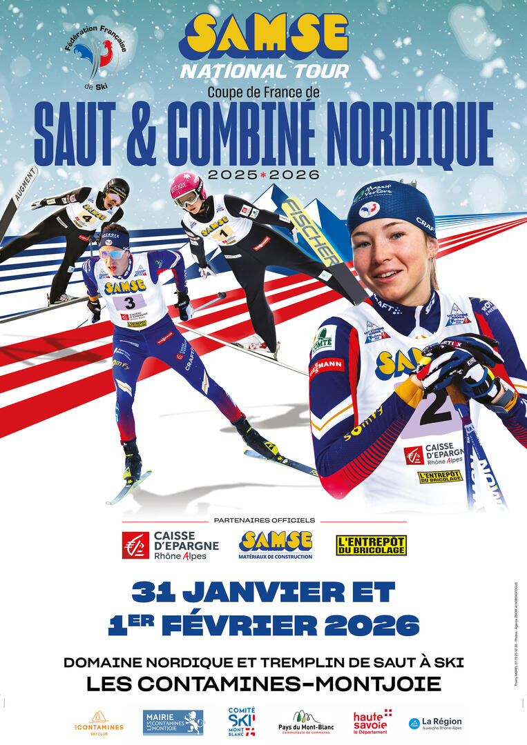 SAMSE National Tour U15 & U17 de saut à ski et combiné nordique_Les Contamines-Montjoie
