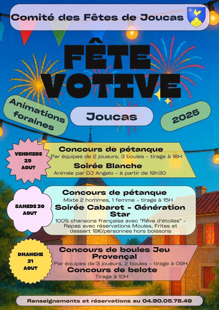 Fête votive de Joucas_Joucas