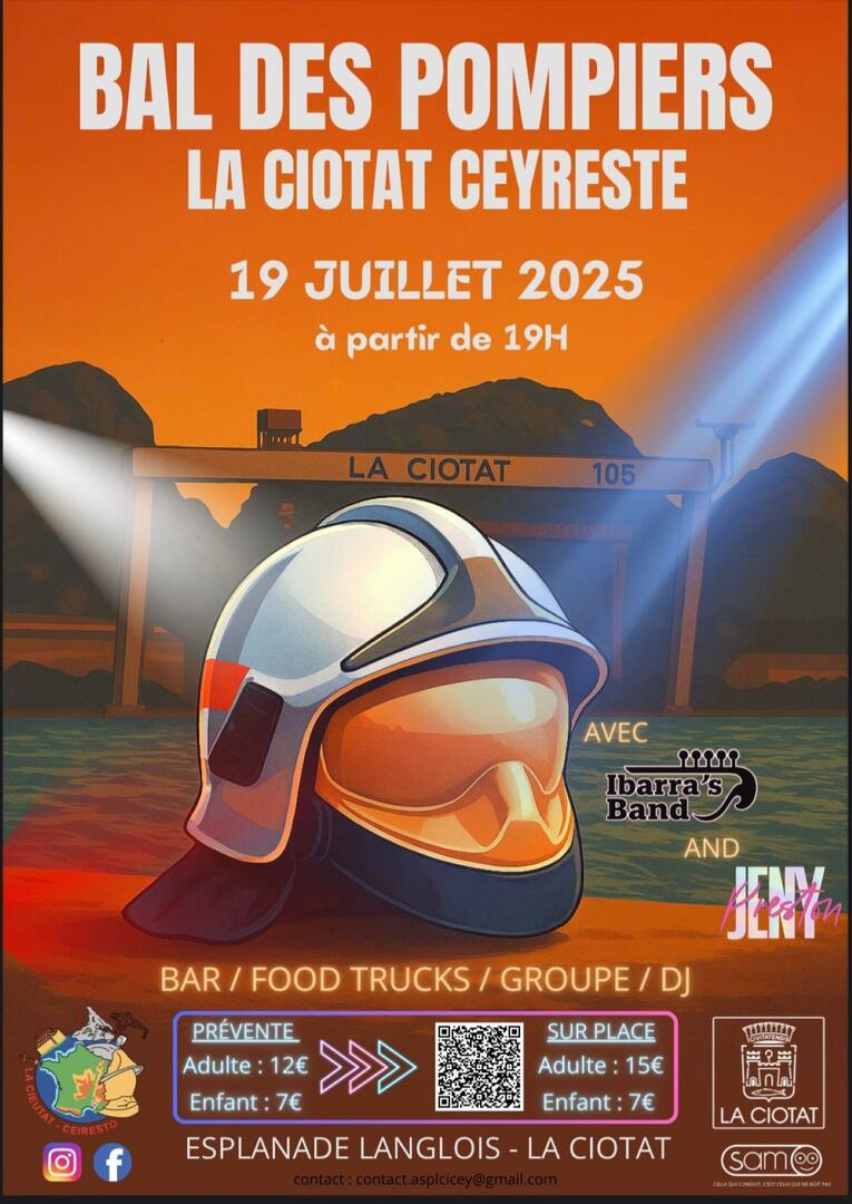 Bal des pompiers de La Ciotat et Ceyreste_La Ciotat