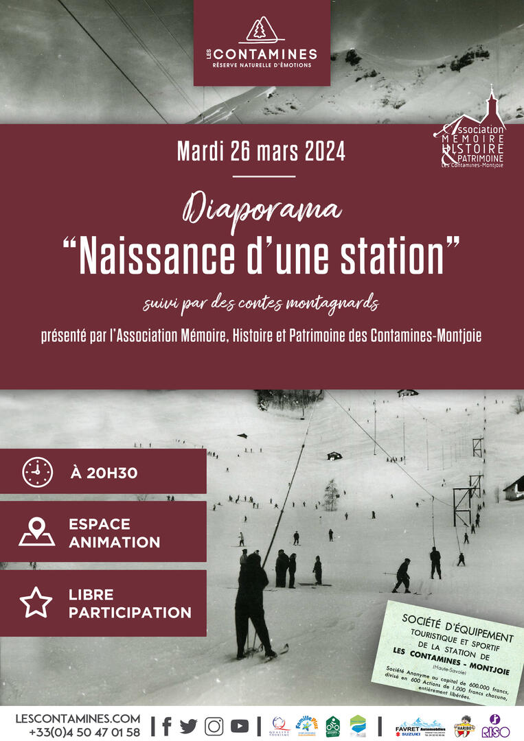 Diaporama naissance d'une station