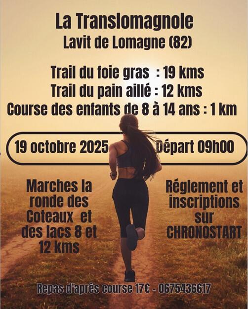 Trail "La Translomagnole". 33e édition_Lavit
