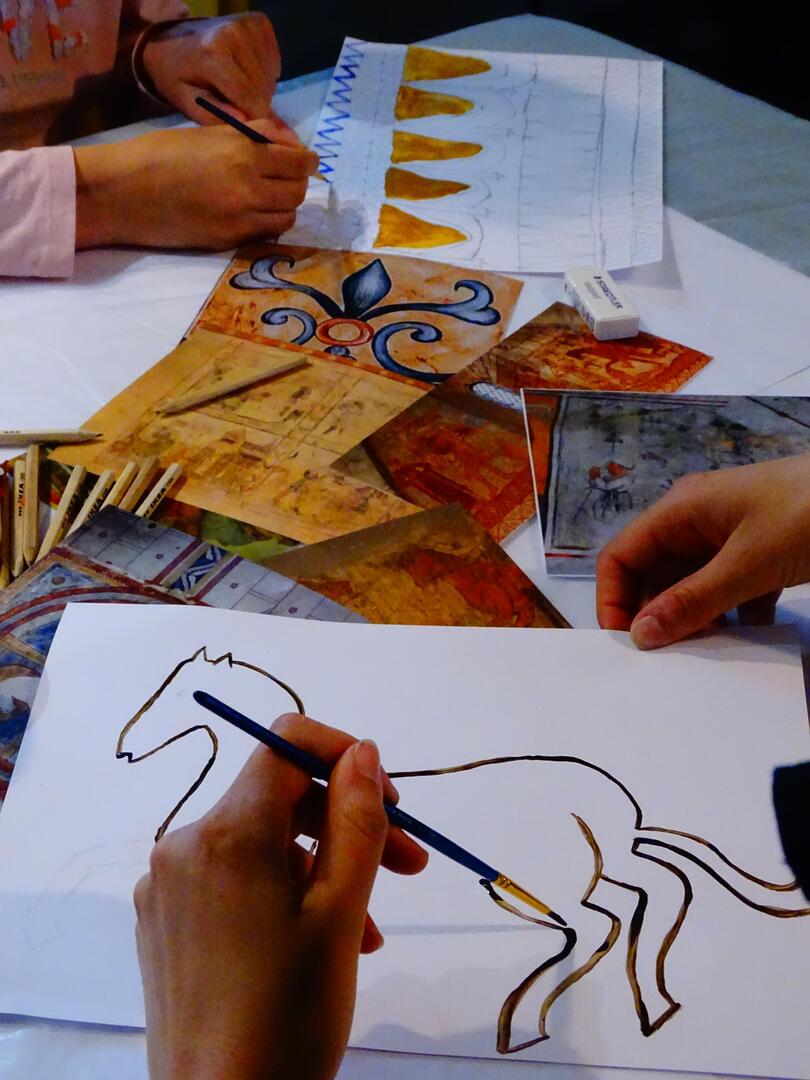 Atelier peindre comme au MA