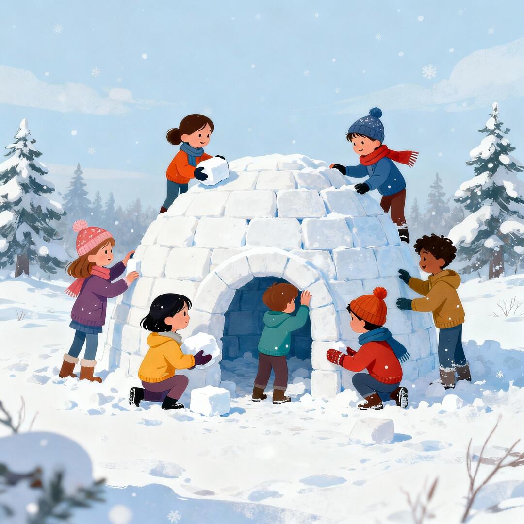 Les petits z'ésquimaux !_Saint-Michel-de-Chaillol