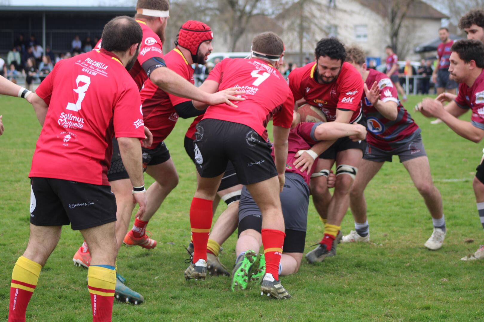 Match équipe SA Bourg de rugby