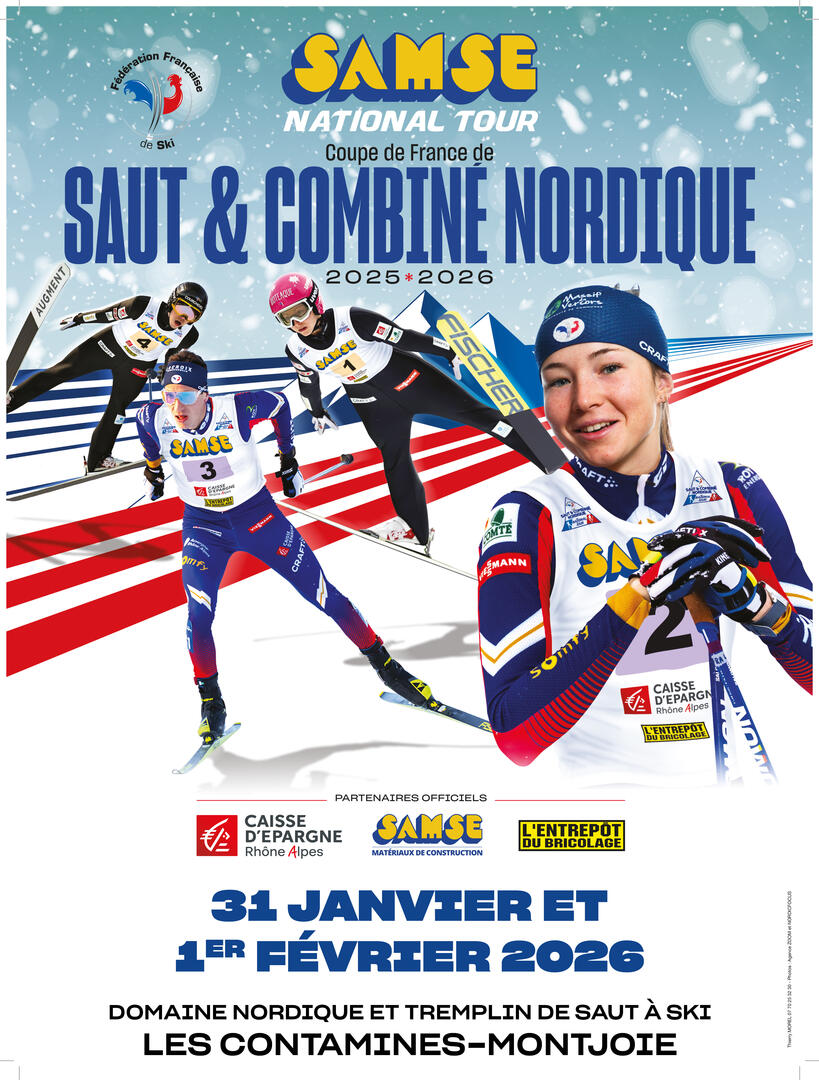SAMSE National Tour U15 & U17 de saut à ski et combiné nordique_Les Contamines-Montjoie