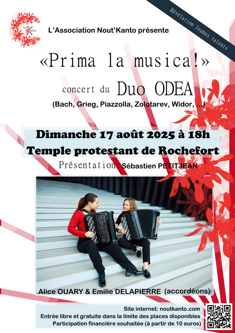 Affiche du concert