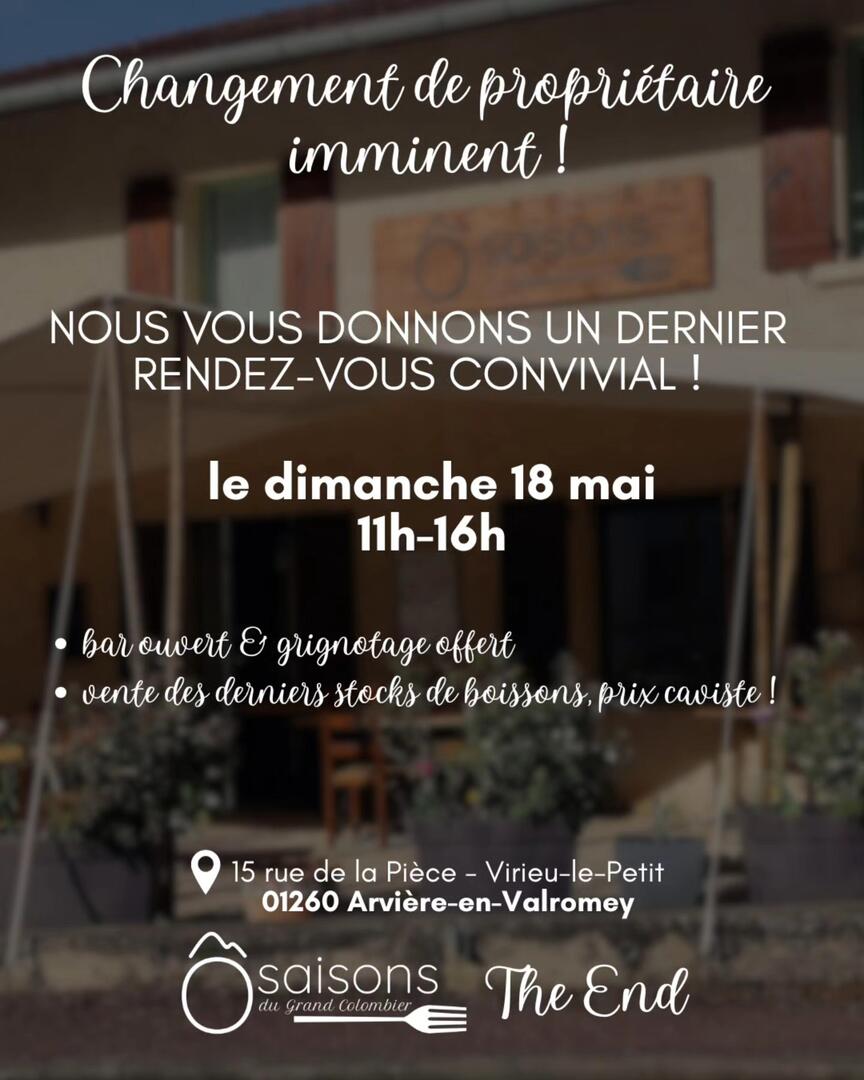 Rendez-vous convivial au restaurant O Saisons_Arvière-en-Valromey