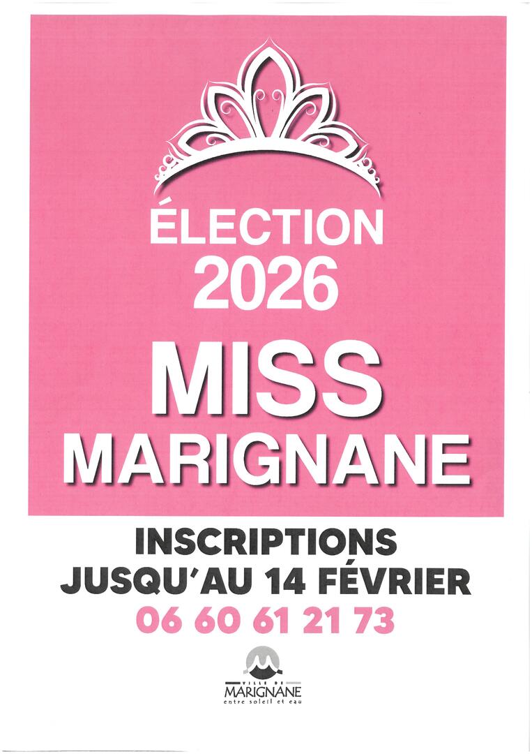 Inscriptions Miss Marignane