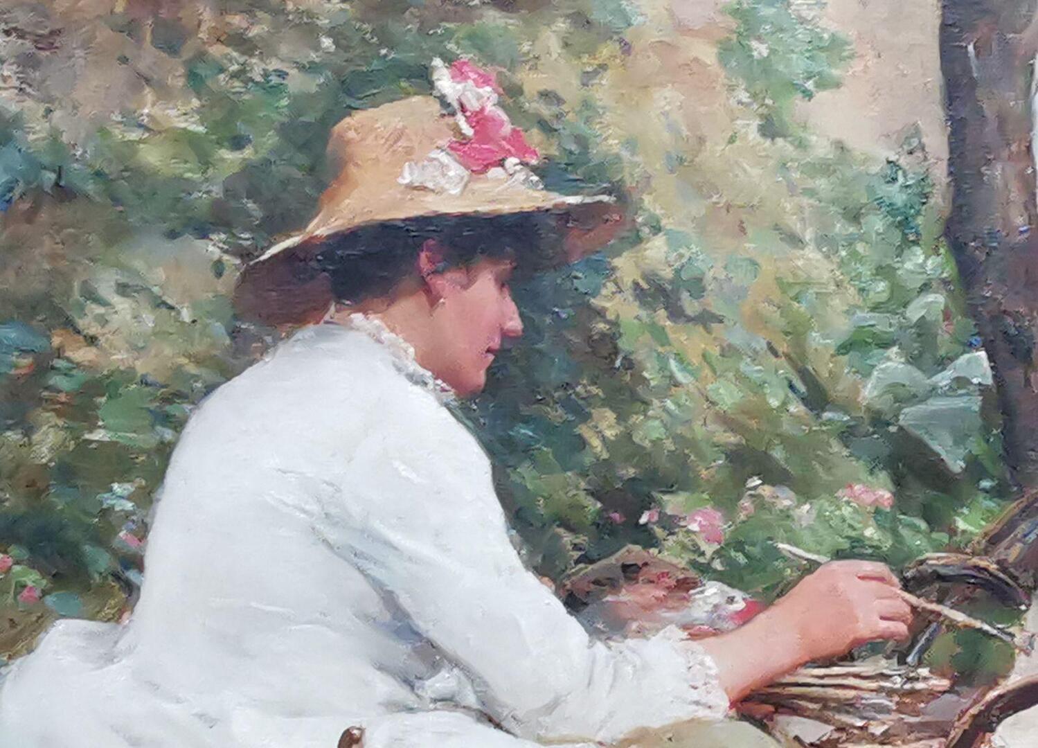 Les femmes à l'honneur : Une femme peintre à l’œuvre_Rochefort