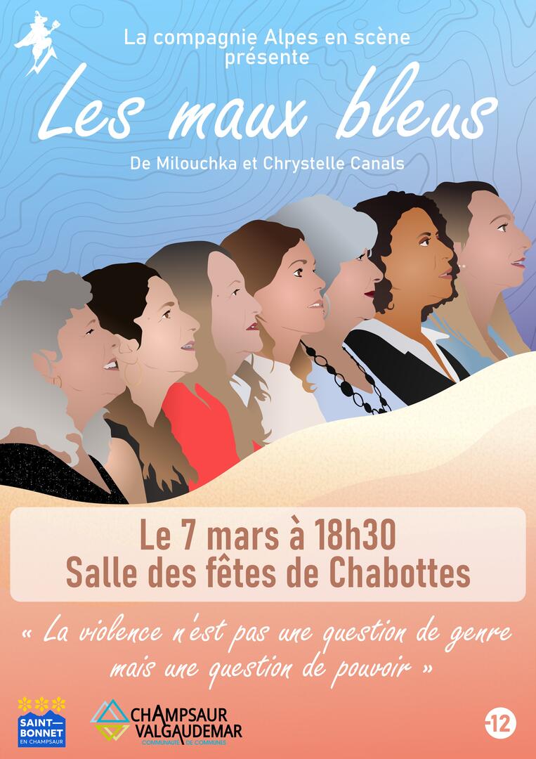 Pièce de théâtre "Les maux bleus"_Chabottes