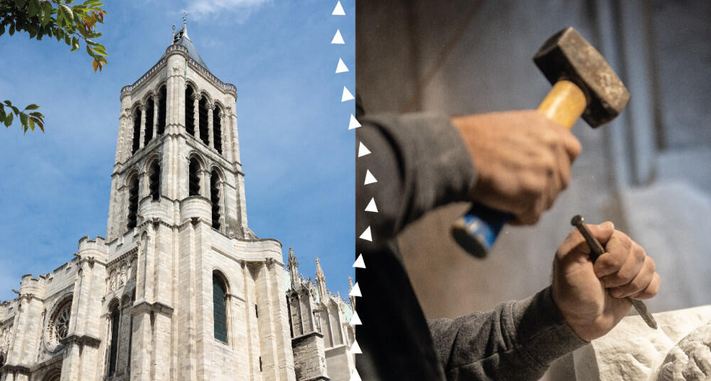 Visite de la basilique cathédrale et atelier de sculpture sur pierre