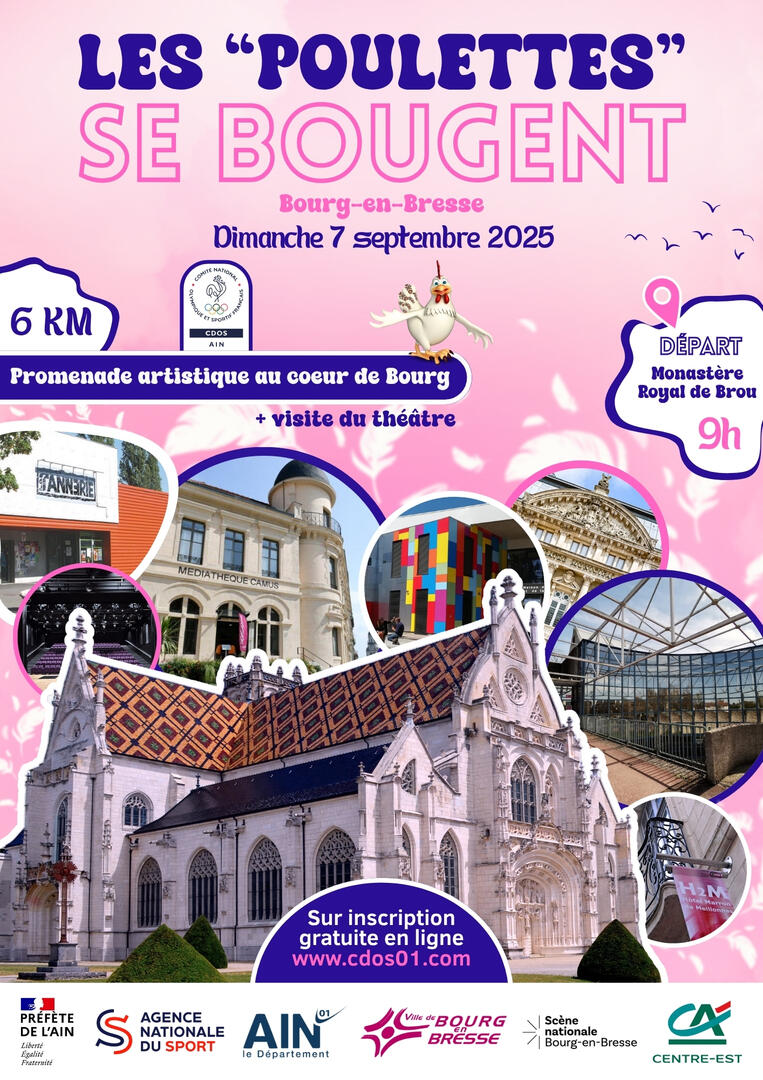 Affiche "Les "Poulettes" se Bougent"