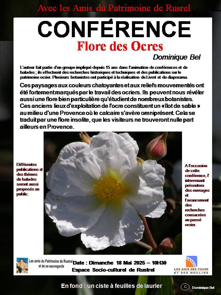 Conférence " Flore des ocres "_Rustrel