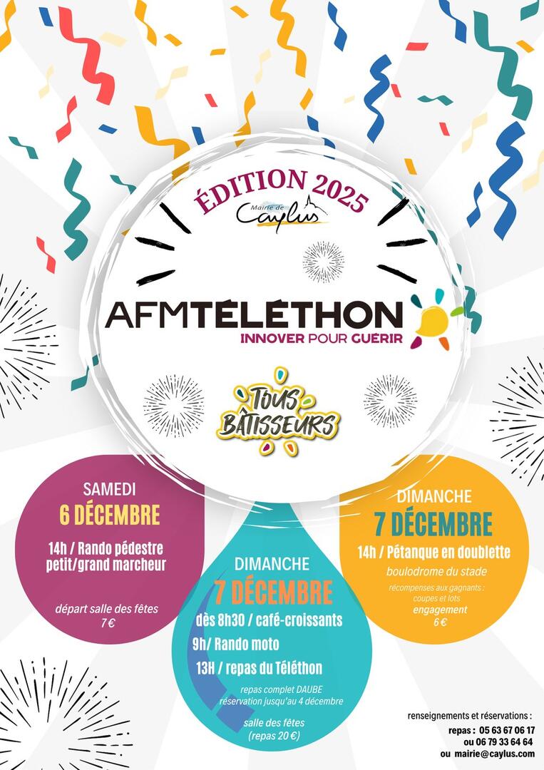 Week-end du Téléthon_Caylus