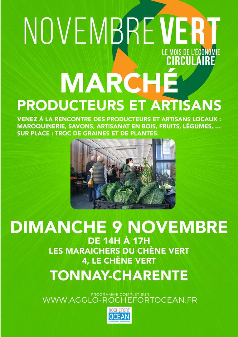 Marché : Artisans et producteurs