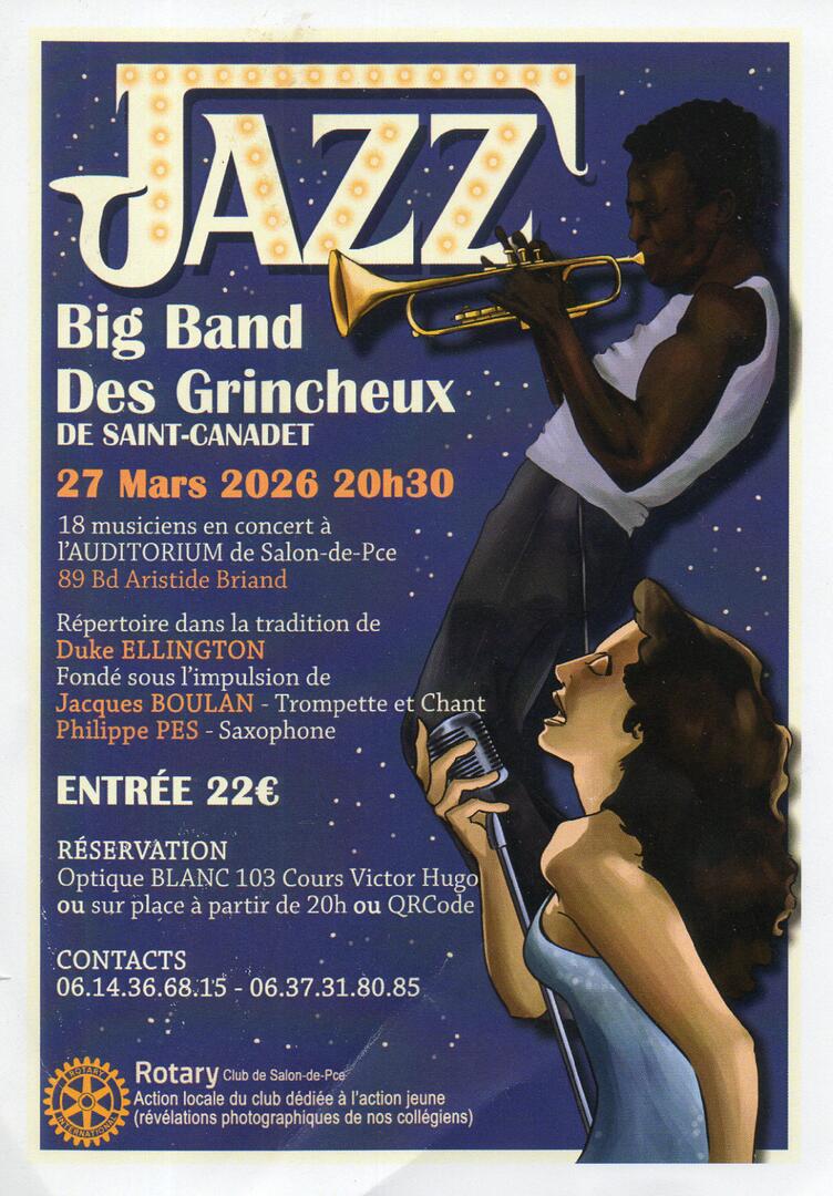 Concert de Jazz : Big Band des Grincheux_Salon-de-Provence