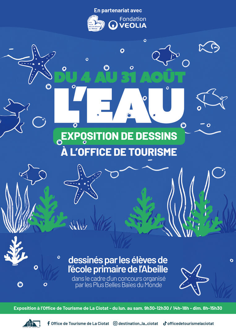 Exposition de dessins du concours des Plus Belles Baies du Monde_La Ciotat