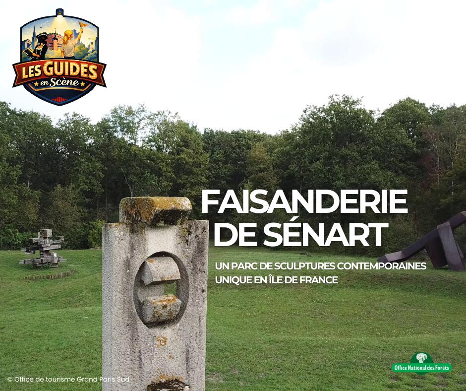 "Les Guides en scène" : Faisanderie de Sénart : un parc de sculptures contemporaines unique en Ile de France_Étiolles
