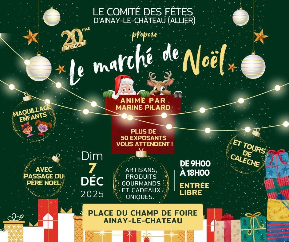 Marché de Noël_Ainay-le-Château