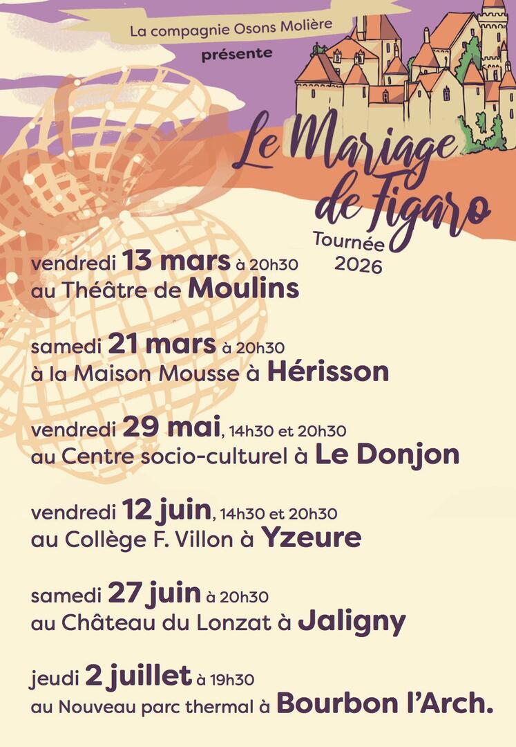 Théâtre : Le mariage de Figaro_Hérisson
