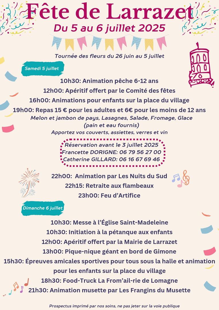 Fête locale_Larrazet