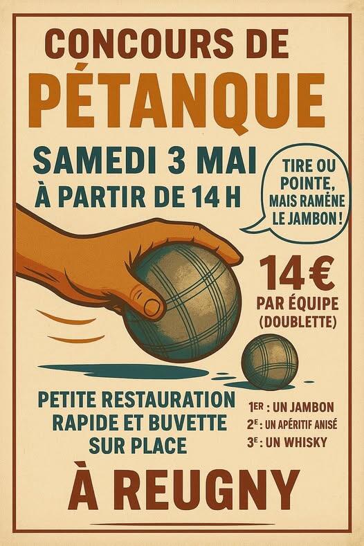 Concours de pétanque_Reugny