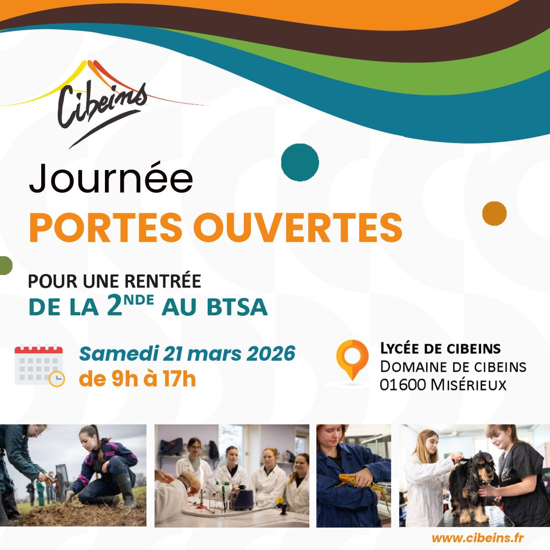 Journée Portes Ouvertes Lycée de Cibeins