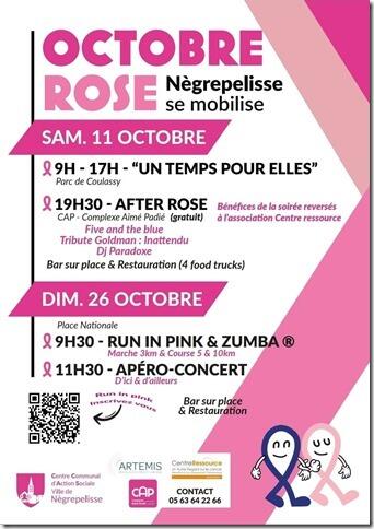 Octobre Rose, Nègrepelisse se mobilise