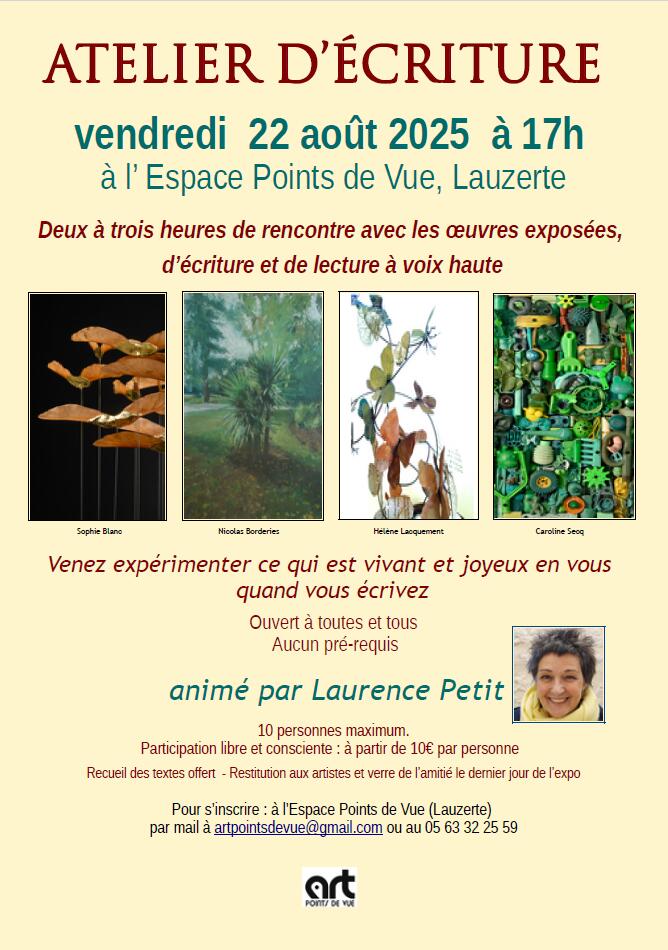 Atelier d'écriture_Lauzerte