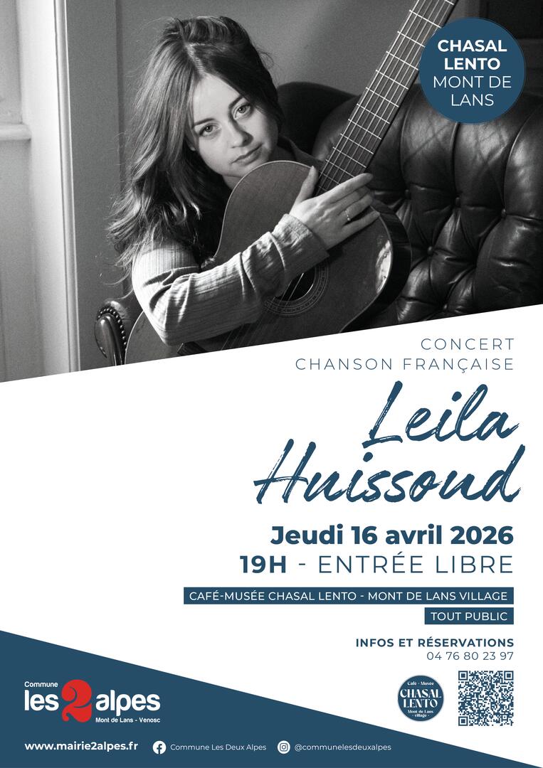 Concert - Leila Huissoud_Les Deux Alpes
