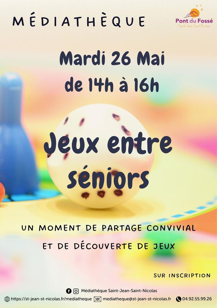 Après-midi jeux entre séniors_Saint-Jean-Saint-Nicolas