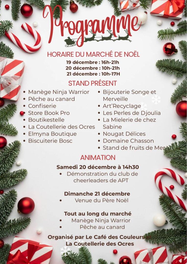 Marché de Noël à Roussillon_Roussillon