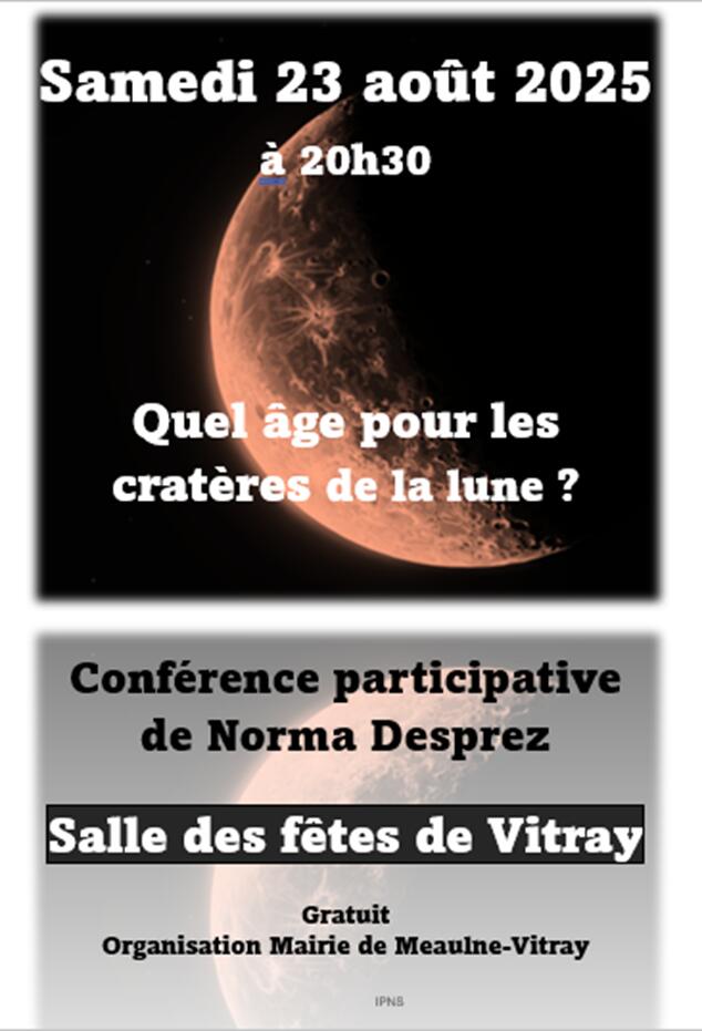 Conférence sur les cratères de la Lune_Meaulne-Vitray