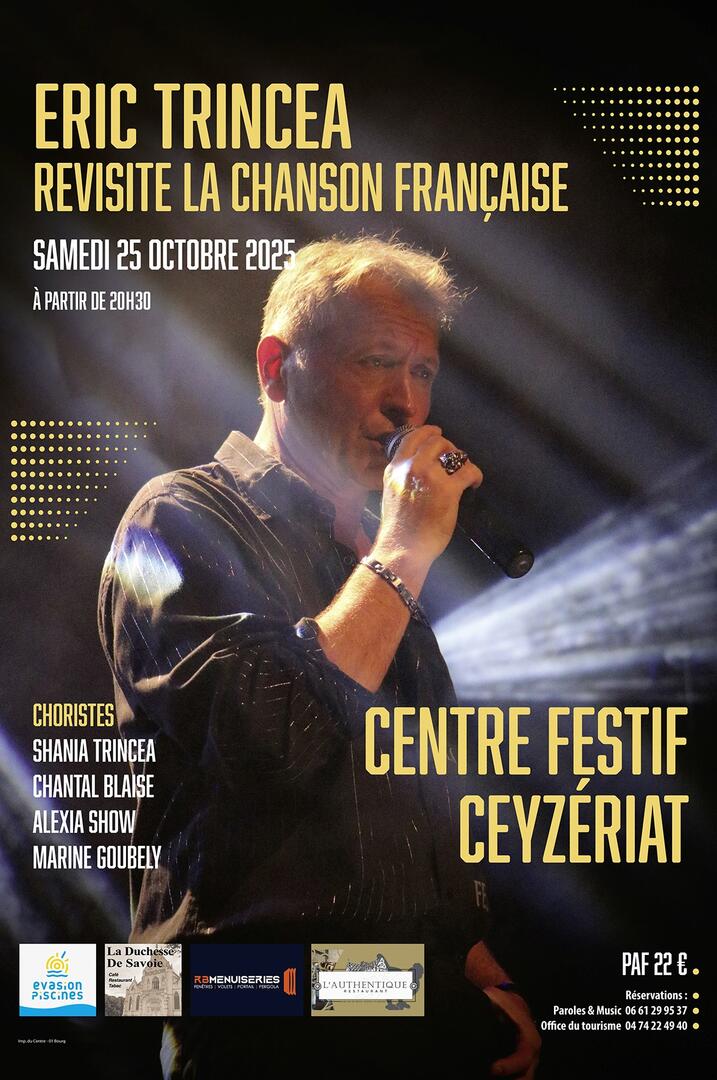 Eric TRINCEA revisite la chanson Française_Ceyzériat