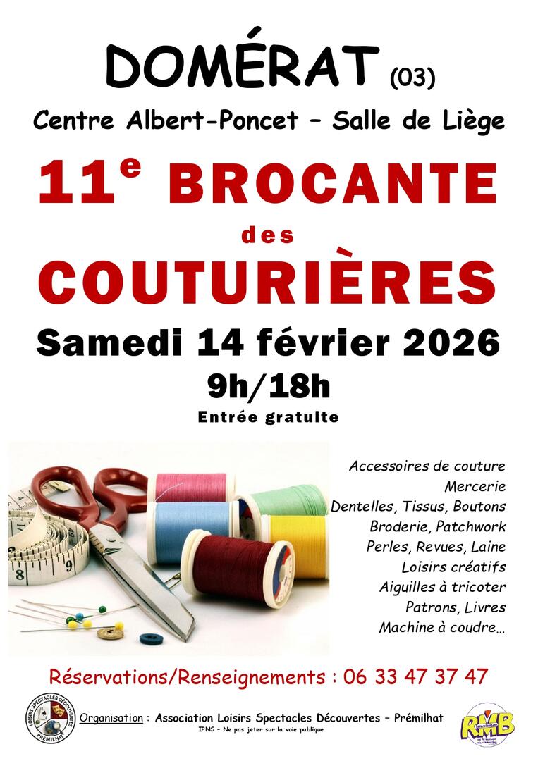 11ème Brocante des Couturières_Domérat