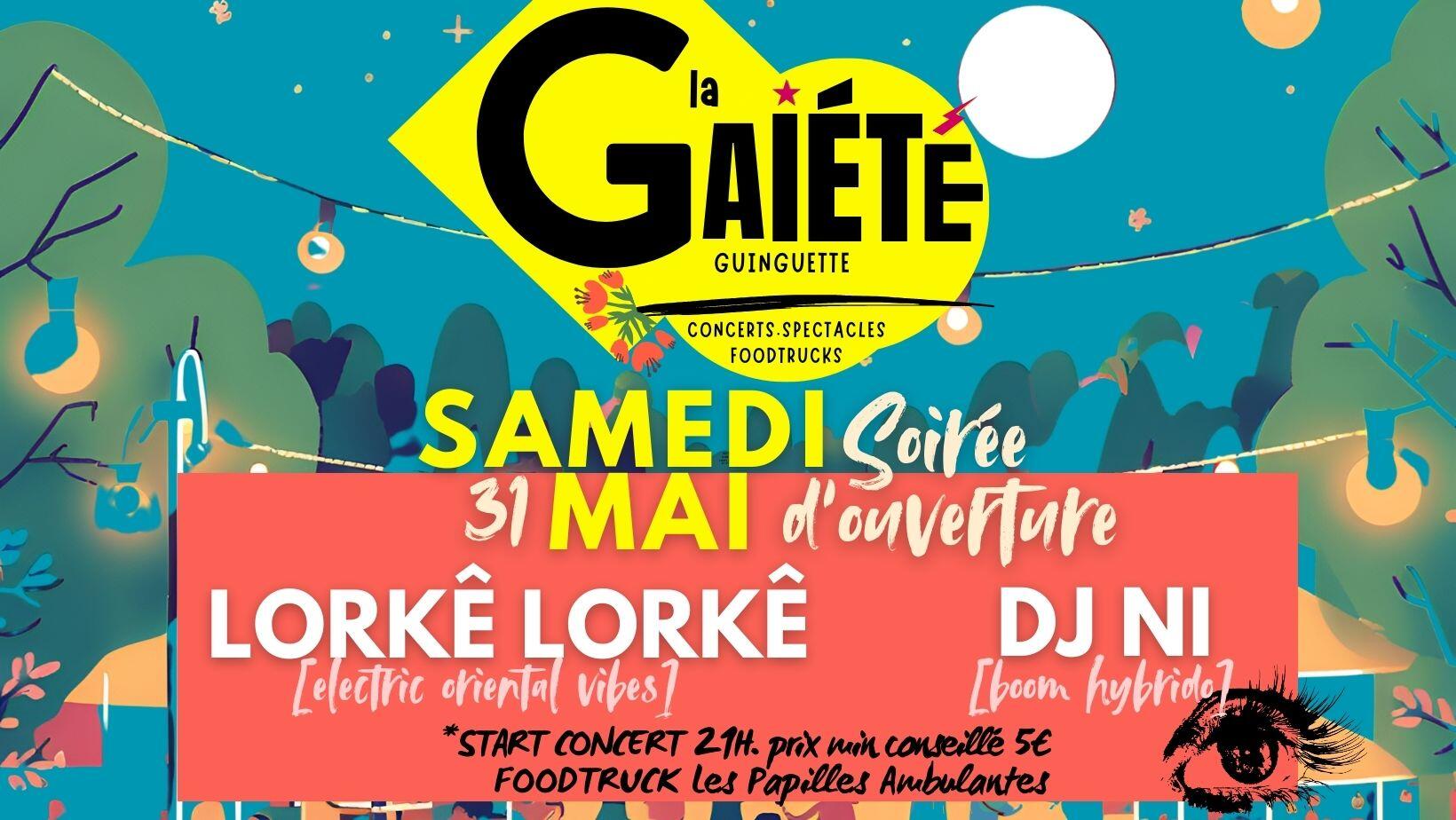 Soirée d'ouverture La Gaieté Guinguette