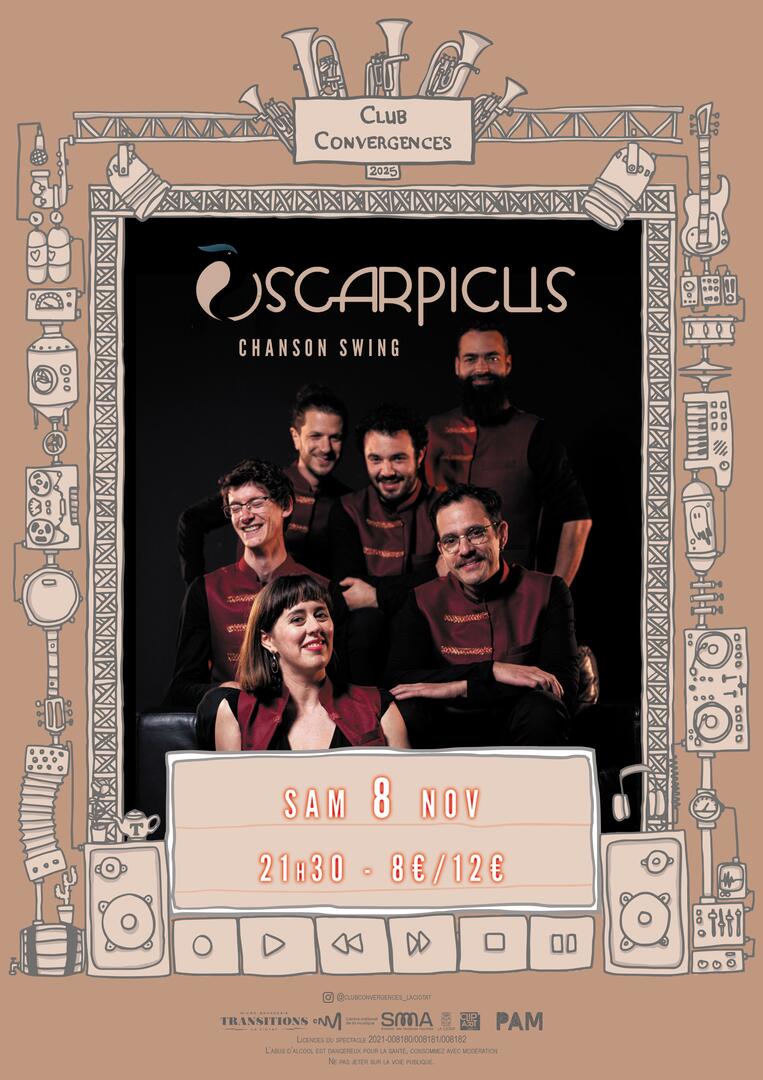 Concert Oscarpicus - chanson swing_La Ciotat