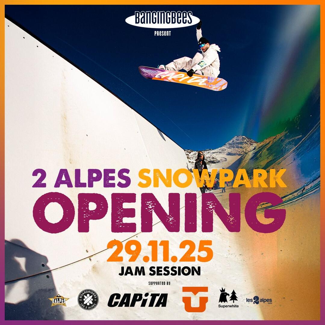 2 Alpes opening snowpark_Les Deux Alpes