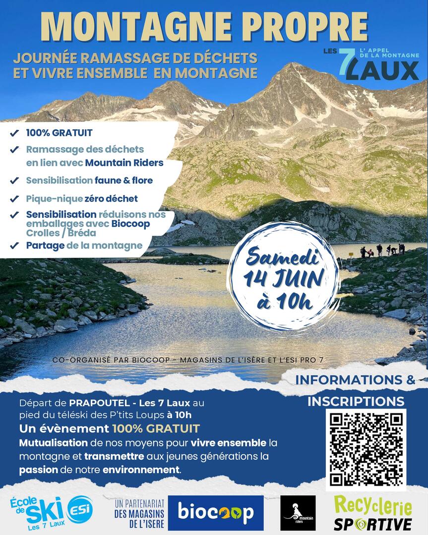 Journée Montagne Propre_Les Sept Laux Prapoutel