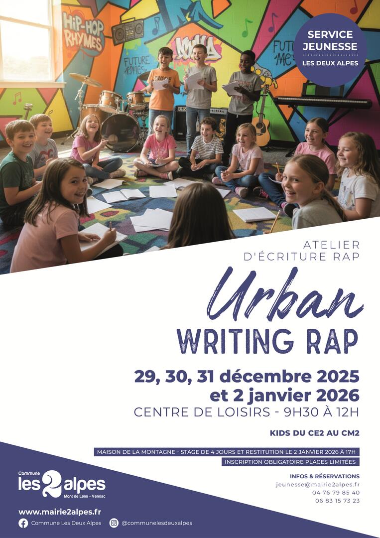 Stage Kids - Urban Writing Rap_Les Deux Alpes