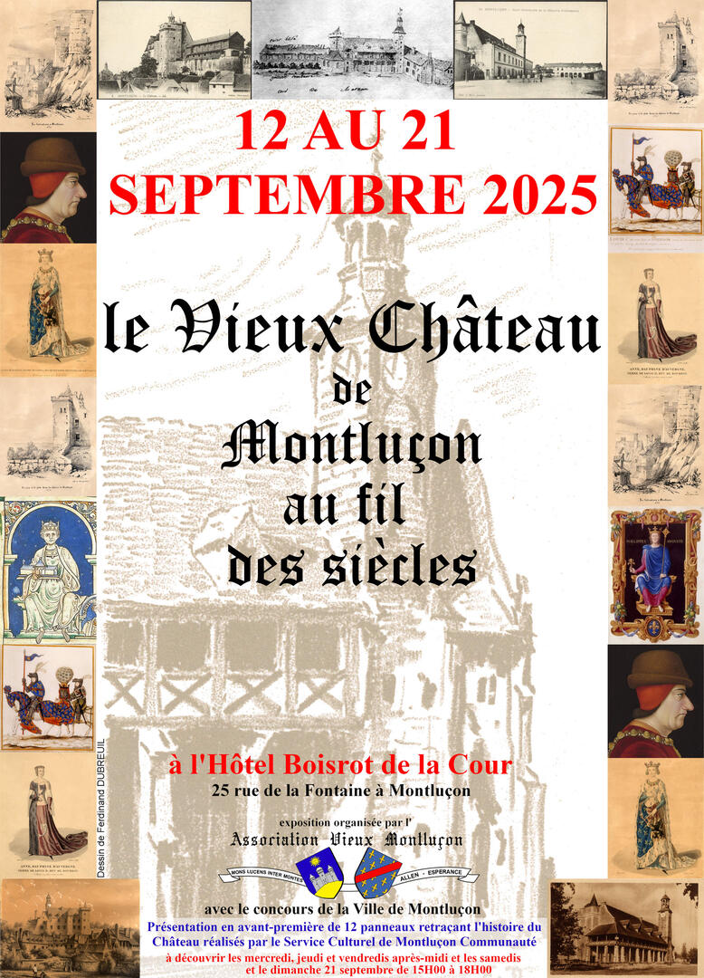 Exposition : le Vieux Château de Montluçon au fil des siècles_Montluçon