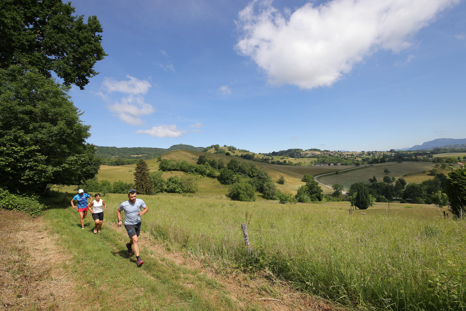 Trail au lac d'Aiguebelette