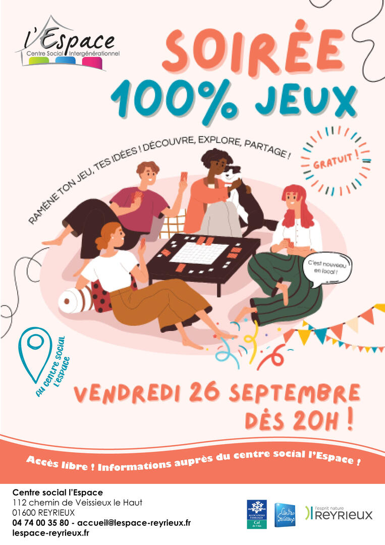 Soiree 100% Jeux