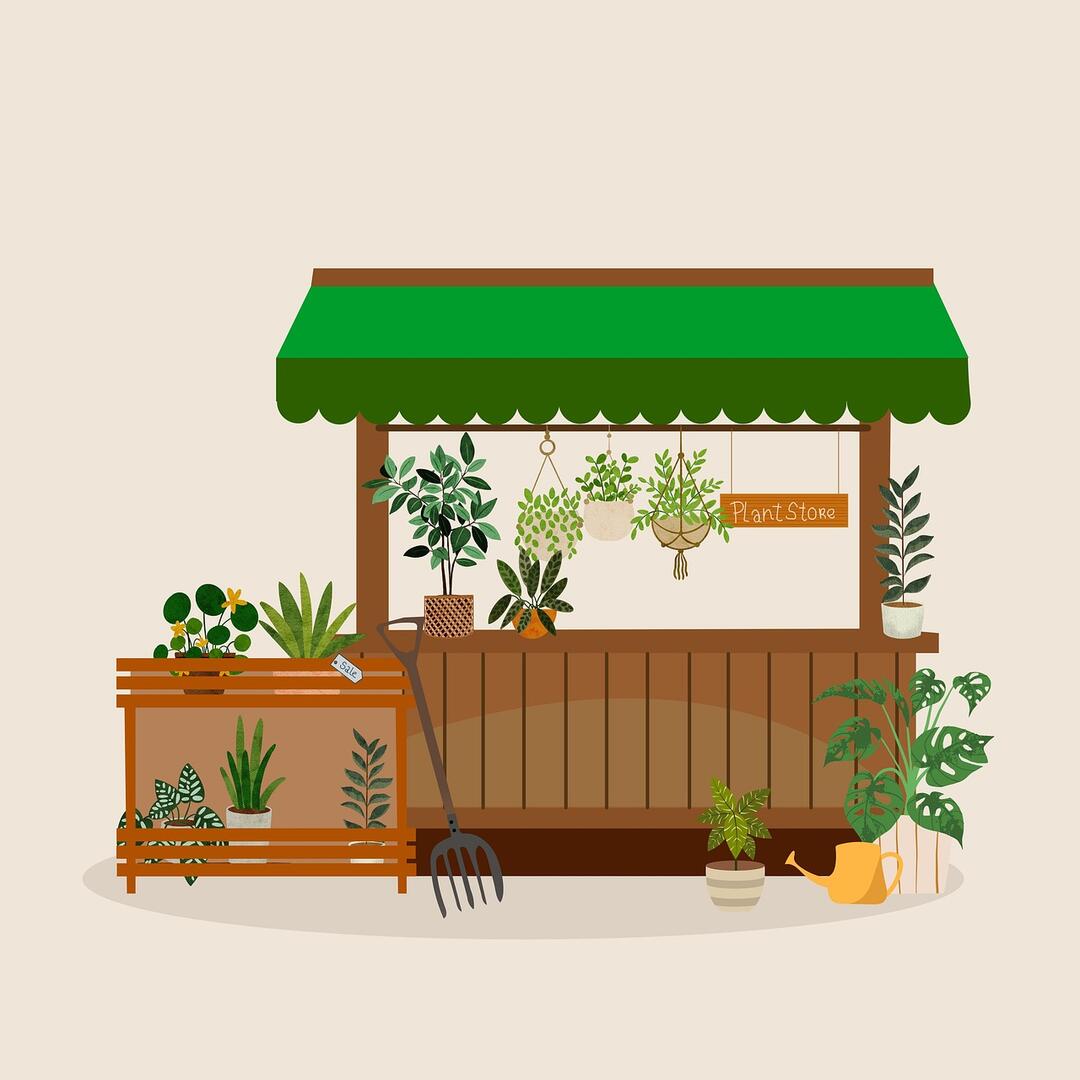 Marché aux plantes_Saint-Anthème