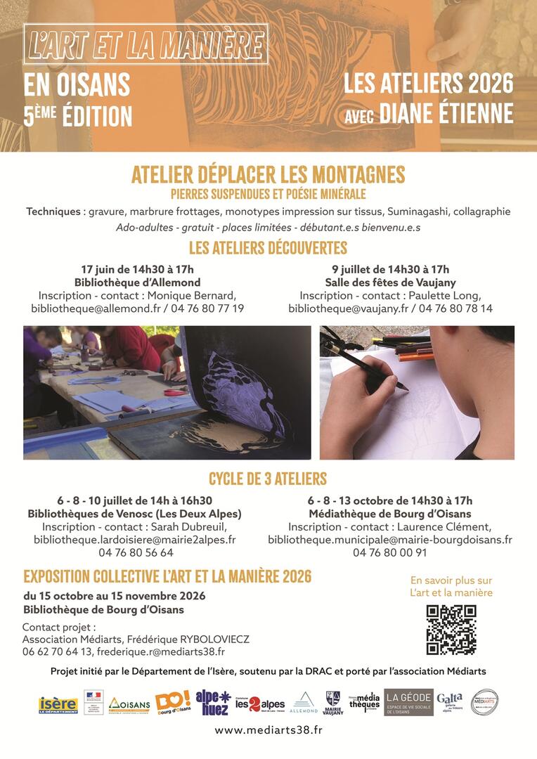 Ateliers Déplacer les montagnes_Venosc